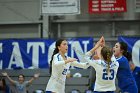 VB vs USCGA  Wheaton College Women's Volleyball vs U.S. Coast Guard Academy. - Photo by Keith Nordstrom : Wheaton, Volleyball